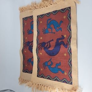 Place mats (2) southwest design El Paso Saddle Blanket Co